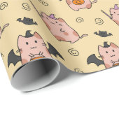 Halloween Cats Wrapping Paper Cadeaupapier (Rol Hoek)