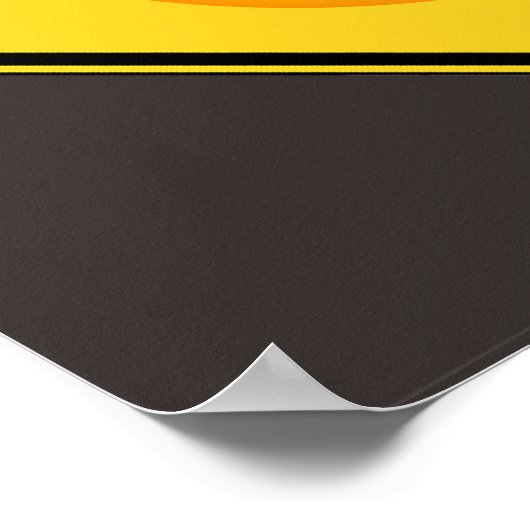 Halloween Cauch Sign Poster (Hoek)