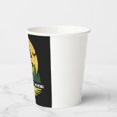 Halloween Cauch Witch Crossing Broomstick Papieren Bekers (Links)