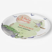 Halloween Cauldron Baby is Brouwen Douche Papieren Bordje (Gekanteld)