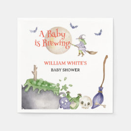 Halloween Cauldron Baby is Brouwen Douche Servet