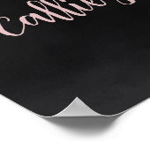 Halloween Cauldron Baby Shower Welcome Sign Poster (Hoek)