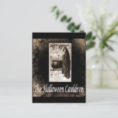 Halloween Cauldron Briefkaart (Staand voorkant)