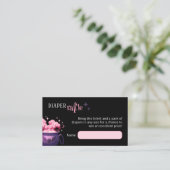 Halloween Cauldron Luier Raffle Enclosure Kaart (Staand voorkant)