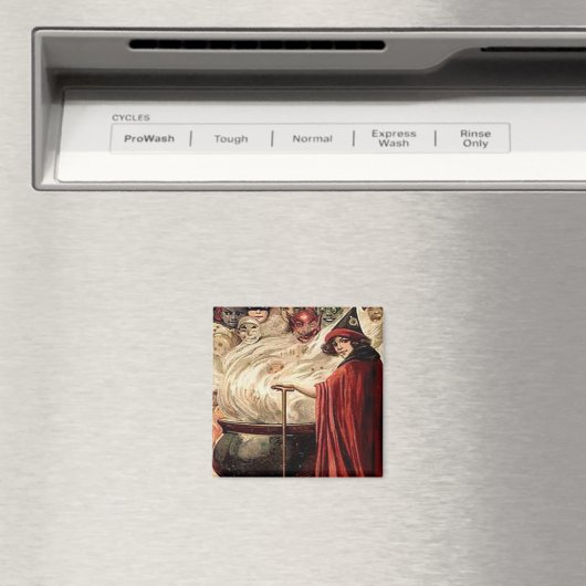 Halloween Cauldron Magic Magneet (Insitu (Vaatwasser))