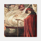 Halloween Cauldron Magic Magneet (Voorkant)