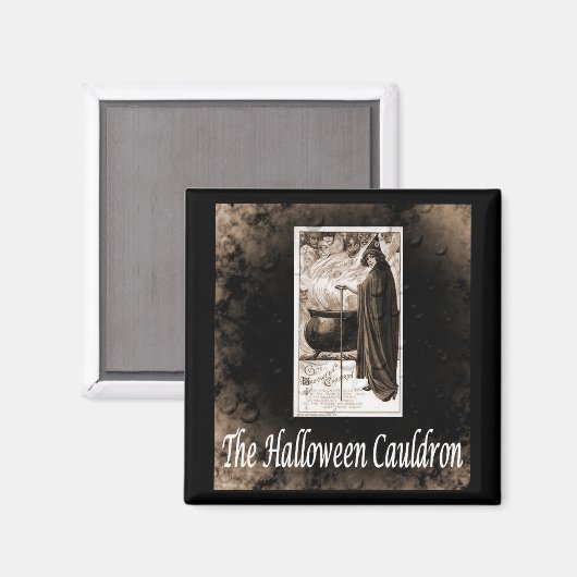  Halloween Cauldron Magneet (Voorkant / Achterkant)