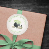 Halloween Cauldron Ronde Sticker