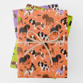 Halloween Cavalier King Charles Spaniel Inpakpapier Vel (In situ)