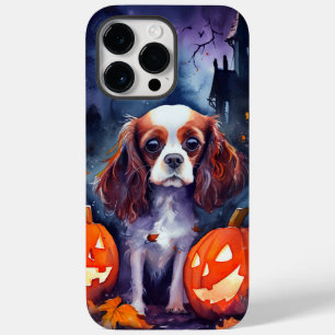 Halloween Cavalier King Charles Spaniel Pumpkins Case-Mate iPhone 14 Pro Max Hoesje