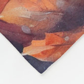 Halloween Cavalier King Charles Spaniel Pumpkins Fleece Deken (Hoek)