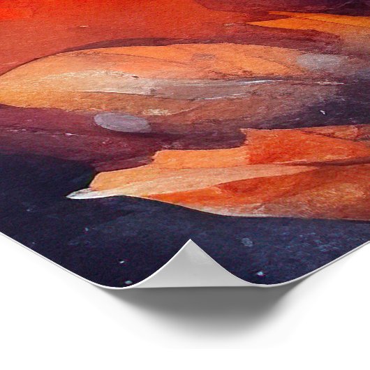 Halloween Cavalier King Charles Spaniel Pumpkins Poster (Hoek)