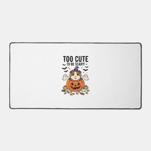 Halloween Cavia Te Schattig Om Schrikbarend Te Zij Bureaumat (Voorkant)
