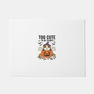 Halloween Cavia Te Schattig Om Schrikbarend Te Zij Deurmat