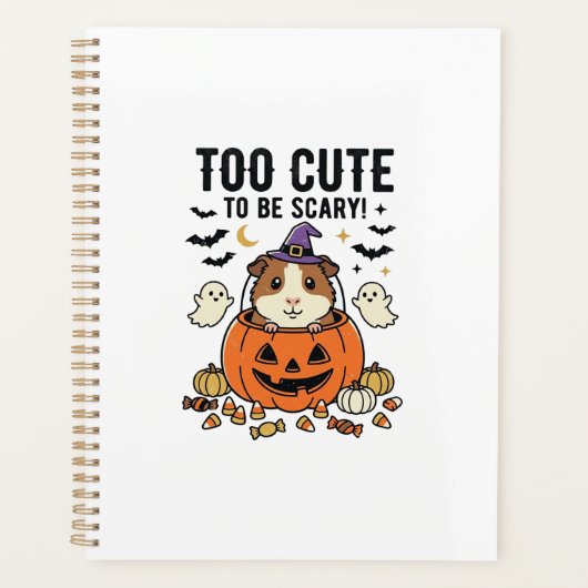 Halloween Cavia Te Schattig Om Schrikbarend Te Zij Planner (Voorkant)