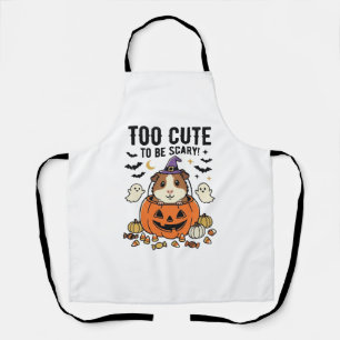 Halloween Cavia Te Schattig Om Schrikbarend Te Zij Schort