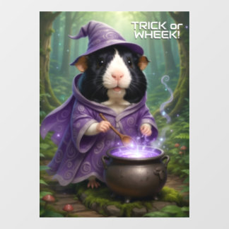 Halloween Cavia's, Heksen & Toverdrank Raamsticker