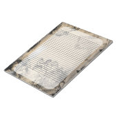 Halloween Celebratietijd  Ephemera Notitieblok (Schuin)