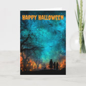 Halloween Celebration Feestdagen Kaart (Voorkant)