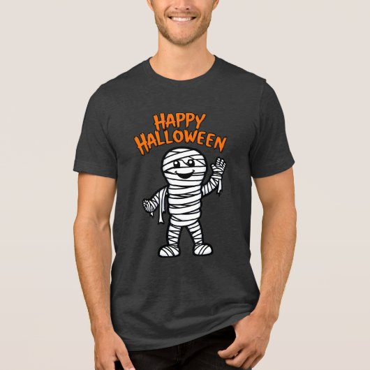 Halloween Celebration - KinderMomie Tri-Blend Shirt (Voorkant)