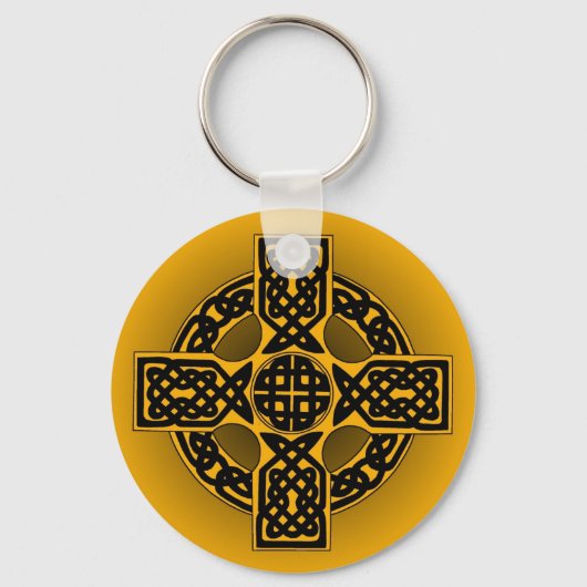 Halloween celtic cross sleutelhanger (Voorkant)
