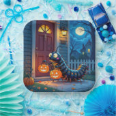 Halloween Centipede Trick or Treating Papieren Bordje (Feest)