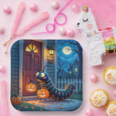 Halloween Centipede Trick or Treating Papieren Bordje (Feest)
