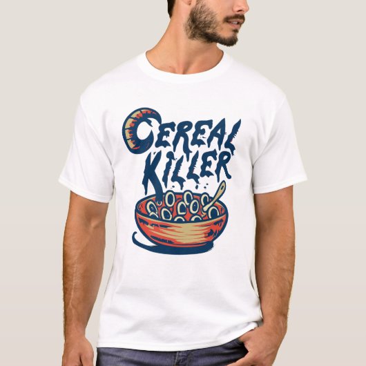 Halloween Cereal Killer T-shirt (Voorkant)