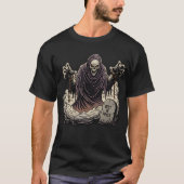Halloween Chained Reaper Horror T-shirt (Voorkant)