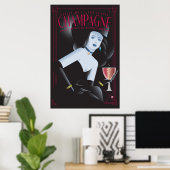 Halloween Champagne poster (Thuiskantoor)