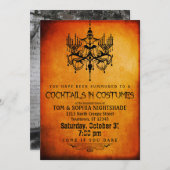 Halloween Chandelier | Aangepaste fotogroep Kaart (Voorkant / Achterkant)