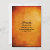 Halloween Chandelier Party Invitation Kaart (Achterkant)