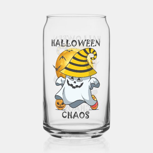 Halloween Chaos Blikvorm Glas (Voorkant)