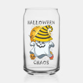 Halloween Chaos Blikvorm Glas (Achterkant)