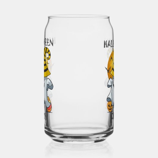 Halloween Chaos Blikvorm Glas (Rechts)