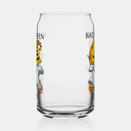 Halloween Chaos Blikvorm Glas (Links)