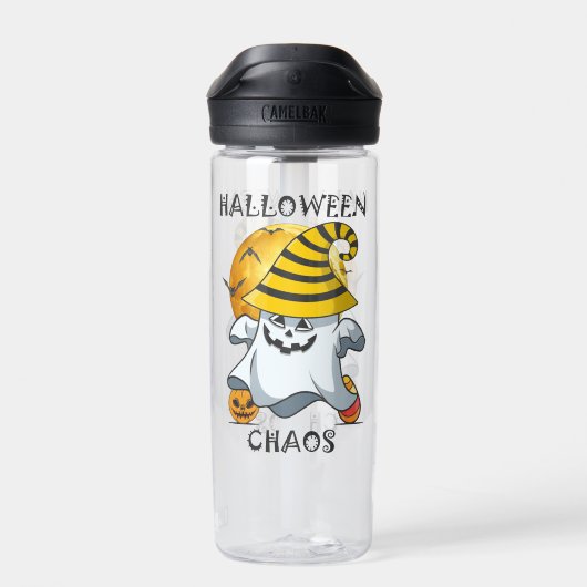 Halloween Chaos Waterfles (Achterkant)