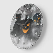 Halloween Characters and Icons Round Wall Clock Grote Klok (Hoek)