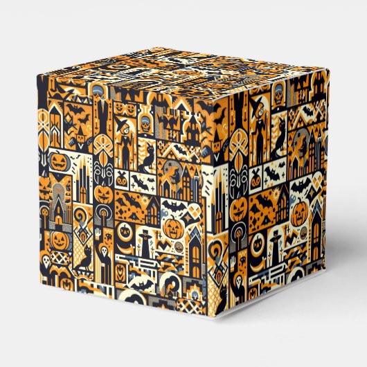 Halloween Characters Bedankdoosjes (Achterkant)