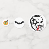 Halloween Characters Confetti (Achterkanten)