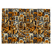 Halloween Characters Groot Cadeauzakje (Achterkant)