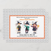 Halloween Characters Kostuum Parade Kaart (Voorkant / Achterkant)