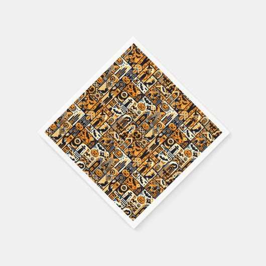 Halloween Characters Servet (Hoek)