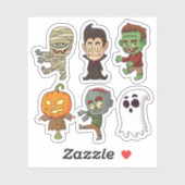 Halloween Characters Sticker (Vel)