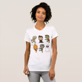 Halloween Characters T-shirt (Voorkant volledig)