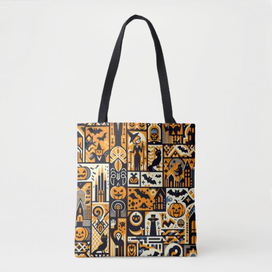 Halloween Characters Tote Bag (Voorkant)