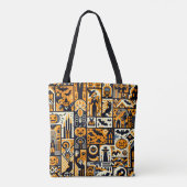 Halloween Characters Tote Bag (Achterkant)