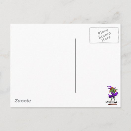 Halloween Charming Witch Briefkaart (Achterkant)