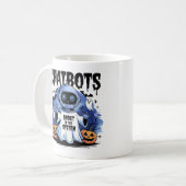 🤖Halloween Chatbot AI Funny Ghost In Machine 👻🎃 Koffiemok (Voorkant links)