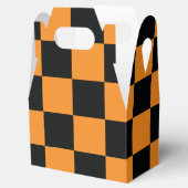 Halloween Checkers patroon Bedankdoosjes (Geopend)